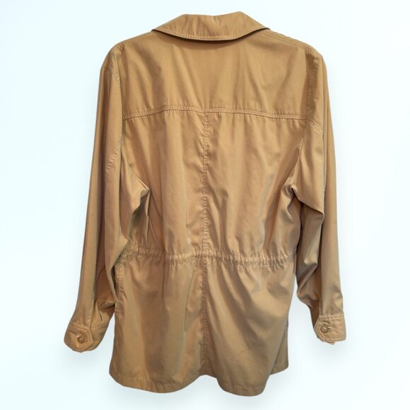 Penny Jay by Valstar tan microfiber safari jacket SIZE 40 - Picture 4 of 11